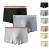YWeiLiangSan Bubble Cotton Men's Boxer Briefs, 3 Pack Cotton Stretch Boxer Brief, Men Trunks Comfort Stretch Soft Underwear (3 Pcs A,Large) view 1