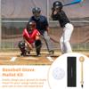 Kit Mallet Glove Baseball, Construction Solid with Mallet Wooden One-Piece Strap, Wrap Elastic & Softball Baseball-Sized Includes Kit, Hammer Shaper Mitt Baseball Includes view 4