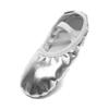 MSMAX Ballet Shoes for Girls Toddler Halloween Shoes Split Sole Dance Slipper Silver 3 M US Little Kid view 2
