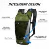 Nepest Hydration Backpack with 2L Water Bladder for Cycling, Water Backpack for Hiking Running, Lightweight Hydration Pack , Green view 2