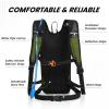 Nepest Hydration Backpack with 2L Water Bladder for Cycling, Water Backpack for Hiking Running, Lightweight Hydration Pack , Green view 3