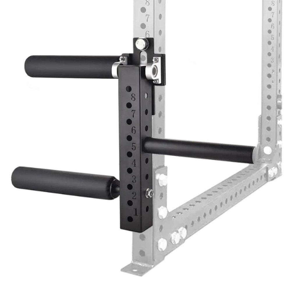 ZyKnaurral Rack Mounted Leg Extension and Curl Machine, Seated Leg Extension Attachment, Home Gym Leg Extension Fitness Equipment for Leg Muscle Training,18mm