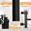 ZyKnaurral Rack Mounted Leg Extension and Curl Machine, Seated Leg Extension Attachment, Home Gym Leg Extension Fitness Equipment for Leg Muscle Training,18mm view 4