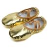 MSMAX Ballet Shoes for Girls Toddler Halloween Shoes Split Sole Dance Slipper Gold 2 M US Little Kid view 3