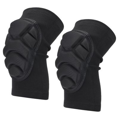 PATIKIL S/M Knee Pads, 2 Pack Thick Sponge Anti-slip Collision Avoidance Knee Sleeve Knee Protection Pad with Soft Foam and Gel Cushion for Men Women Gardening Work, Black