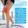 PATIKIL S/M Knee Pads, 2 Pack Thick Sponge Anti-slip Collision Avoidance Knee Sleeve Knee Protection Pad with Soft Foam and Gel Cushion for Men Women Gardening Work, Black view 3