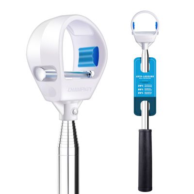 CHAMPKEY Upgraded Auto-Locking Golf Ball Retriever Performance Version - Thicken Telescopic Shaft Golf Ball Picker - High Durability and Stability Golf Retriever (14.5FT)