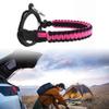 Vdaxvme Water Bottle Strap Paracord Water Bottle Handle Strap with Cord & Carabiner for Water Bottle Wide Mouths Bottle view 2