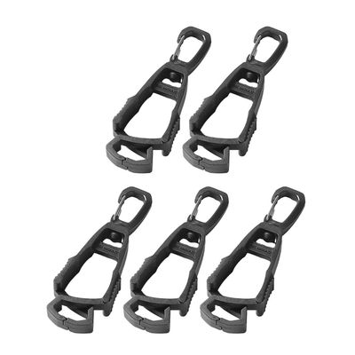 Vdaxvme 5 Pcs Multipurpose Gloves Belt Clips Hanger Work Clip Gloves Keeper Gloves Holder Grabbers Clip for Belt Loop