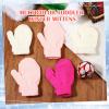 Tarpop 24 Pairs Kid's Gloves Winter Warm Toddler Knitted Mittens Bulk Stretch Gloves Warm Hand Knit Mittens for Boys Girls(Light Colors) view 4