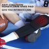 WenGTQ Knee Compression Sleeves, Pair of Leg Sleeves for Basketball, Volleyball, Weightlifting (Black+White, Medium) view 2