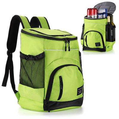 LUMINFLY Portable 33L Cooler Bag, Waterproof Insulated Leak-Proof Soft Backpack, Large Cooler Lunch Picnic Camping Hiking Beach Backpack for Men Women