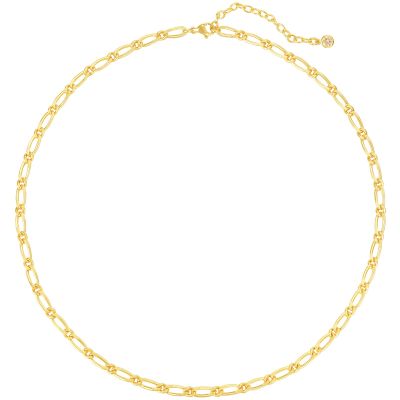 BENEIGE Gold Necklace for Women 14K Gold Plated Dainty Paperclip Necklaces Hypoallergenic Adjustable Gold Paperclip Necklace Jewelry For Women