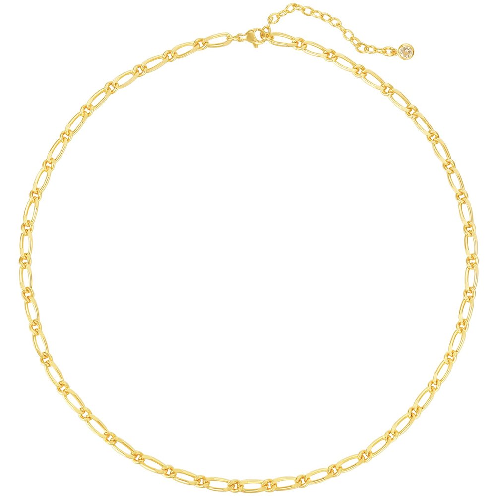 BENEIGE Gold Necklace for Women 14K Gold Plated Dainty Paperclip Necklaces Hypoallergenic Adjustable Gold Paperclip Necklace Jewelry For Women