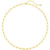 BENEIGE Gold Necklace for Women 14K Gold Plated Dainty Paperclip Necklaces Hypoallergenic Adjustable Gold Paperclip Necklace Jewelry For Women view 1