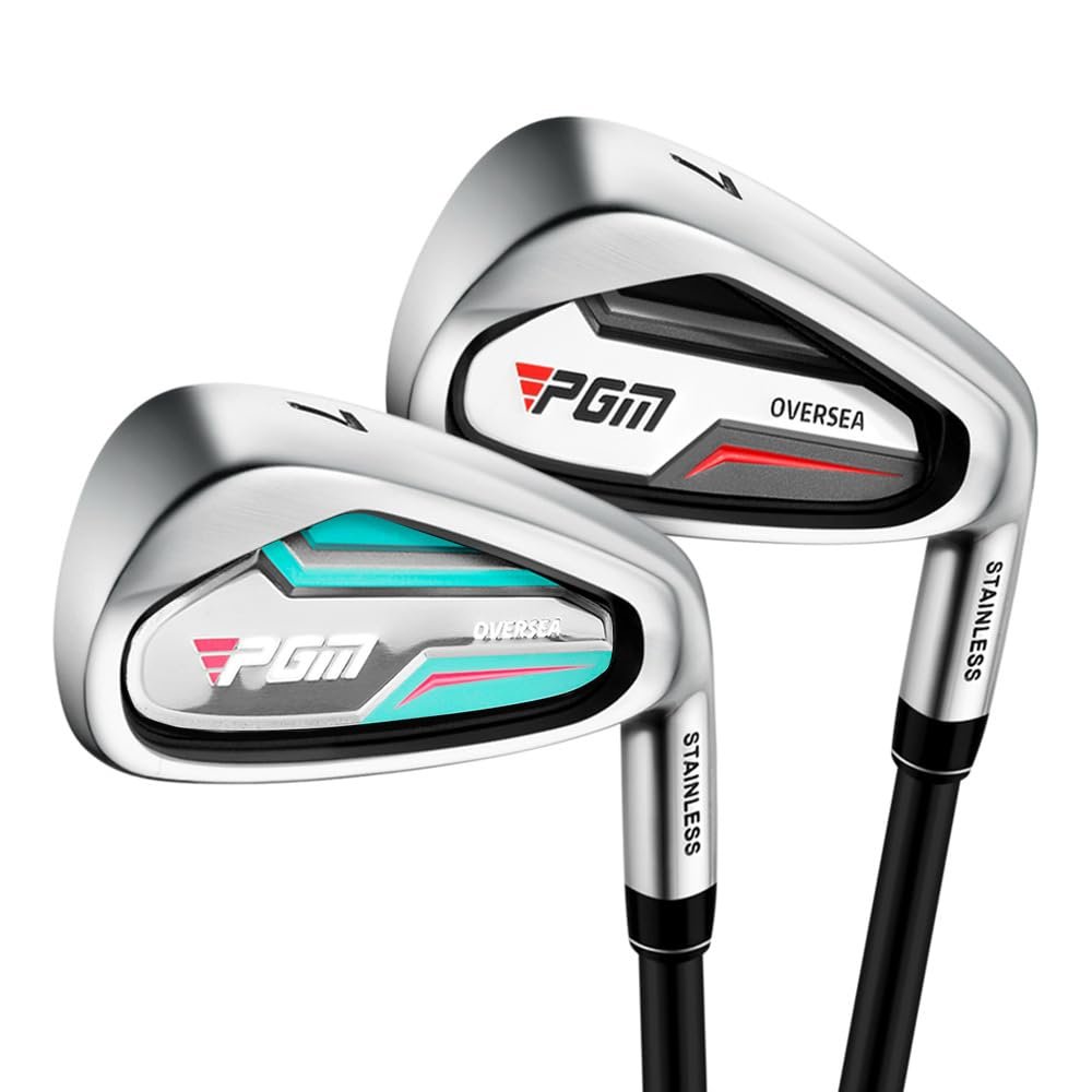 #5/6/7/8/9/P/S Iron Single Golf Club Iron, Perfect for Women Men Golfers, with Graphite or Steel Shaft Golf Club (#6,with Steel (Women))
