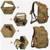 HRTACPAG Tactical Travel Backpack Large Military Tactical Assault Pack, 3 Day Heavy Duty Camping Rucksack, 45L Hiking Bags (Black) view 4