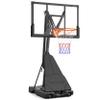 Yohood Basketball Hoop Outdoor Portable, 10ft Quickly Adjustable Basketball Goal System with 44 Inch PC Backboard & Wheels for Court/Backyard/Driveway view 1