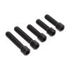 5Pcs Derailleur Screws, M4 3Pcs 13.5 2Pcs 20mm Alloy Rustproof Cage Screws, Screw for Mountain Road (Black) view 2