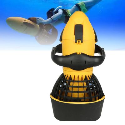 KJLYLPP Diving Swimming Boosters, Underwater Propeller Scooter Dual Speed Water Pool Propeller Electric Underwater Bike for Swimming Diving Snorkeling Sea (300W)