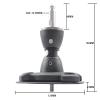 EI viento Windsurfing Europin Mast Base-V3.0 for Windsurfing Sailing, 12.4 * 12.4 * 16.0 CM, Black view 2