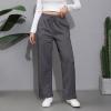 Baggy Wide Leg Sweatpants for Women High Waist Fleece Joggers with Pockets Casual Comfy Track Pants 2024 Loose Fit Lounge Pants Baggy Athletic Pants Drawstring Pants Y2k Sweatpants for Teen Girls view 2
