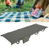 WDFYJ Folding Camping Cot, Portable Military Canvas Sleeping Bed, Outdoor Comfortable Lightweight Bed w/Carry Bag for Hiking, Backpack Travel, Home & Office(Green) view 1