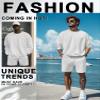 2 piece set for men Men's 2 Pieces Shirt Set festival outfits for men mens casual outfits lounge sets for men matching couple outfits Fall Tracksuit winter clothes for men sets Texture Sets for Men view 2
