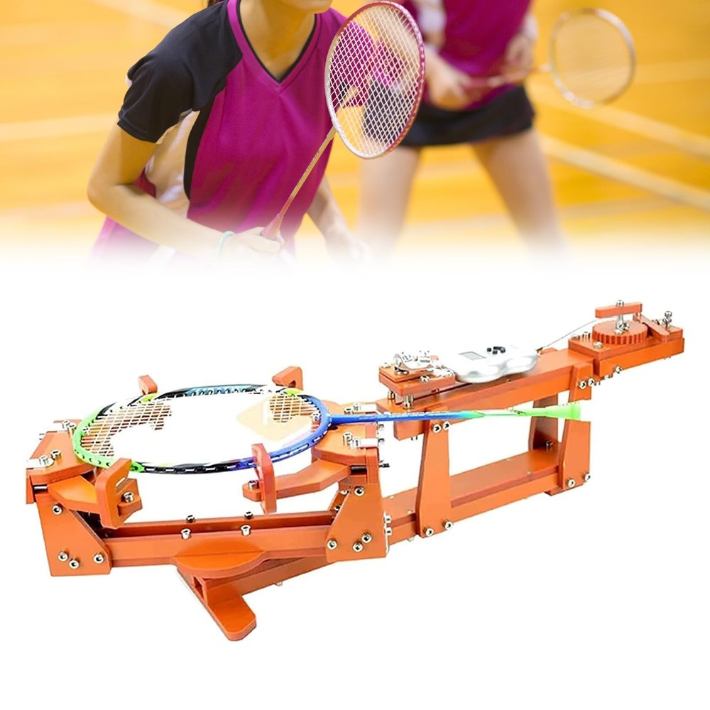 JYXYXSCP Badminton Racket Stringing Machine, Digital Display, Capstan Type Personal Stringing Tool
