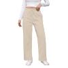 Baggy Wide Leg Sweatpants for Women High Waist Fleece Joggers with Pockets Casual Comfy Track Pants 2024 Loose Fit Lounge Pants Baggy Athletic Pants Drawstring Pants Y2k Sweatpants for Teen Girls view 1