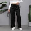 Baggy Wide Leg Sweatpants for Women High Waist Fleece Joggers with Pockets Casual Comfy Track Pants 2024 Loose Fit Lounge Pants Baggy Athletic Pants Drawstring Pants Y2k Sweatpants for Teen Girls view 2