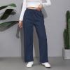 Baggy Wide Leg Sweatpants for Women High Waist Fleece Joggers with Pockets Casual Comfy Track Pants 2024 Loose Fit Lounge Pants Baggy Athletic Pants Drawstring Pants Y2k Sweatpants for Teen Girls view 2