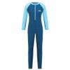 Miaeowve UPF 50+ Long Wetsuits for Boys Girls Long Sleeve Zip Up Full Body Cover Swimsuits Sky Blue 15-16 Years view 1