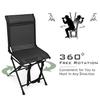All Weather Outdoor Foldable 360 Degree Swivel Chair with Iron Frame view 3