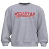 Venley NCAA Officially Licensed Apparel Cardinals Gameday Wesleyan University Collegiate Logo Unisex Sweatshirt Wesleyan01S Gray Medium view 1