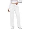 Baggy Wide Leg Sweatpants for Women High Waist Fleece Joggers with Pockets Casual Comfy Track Pants 2024 Loose Fit Lounge Pants Baggy Athletic Pants Drawstring Pants Y2k Sweatpants for Teen Girls view 1