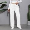 Baggy Wide Leg Sweatpants for Women High Waist Fleece Joggers with Pockets Casual Comfy Track Pants 2024 Loose Fit Lounge Pants Baggy Athletic Pants Drawstring Pants Y2k Sweatpants for Teen Girls view 2