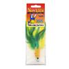 No Alibi Trolling Feather Lure, Yellow/Green Skirt, 1/4 oz Head view 1