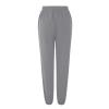 JOFOW Women's Health Sports Pants Baggy Wide Fleece Lined Leg Pants Cute Sweatpants Joggers for Women 2024 (D-Grey,Medium) view 3