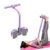Abdominal Trainer, Sit-Up Training Equipment, 6 Tubes Fitness Elastic Pull Rope, Tension Rope Pull Up Pilate Foot Pedal Resistance Band Workout Tool Ab Shaper(Purple) view 1