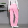 Baggy Wide Leg Sweatpants for Women High Waist Fleece Joggers with Pockets Casual Comfy Track Pants 2024 Loose Fit Lounge Pants Baggy Athletic Pants Drawstring Pants Y2k Sweatpants for Teen Girls view 4