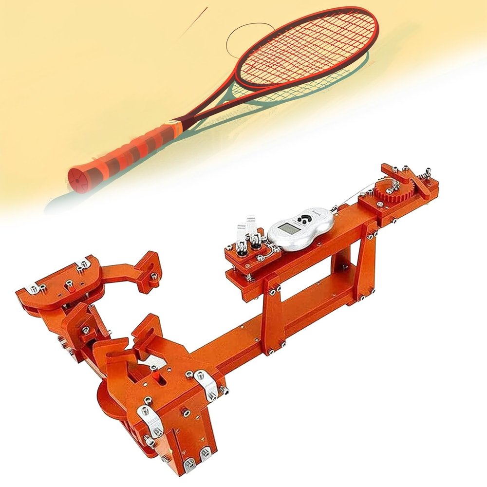 JYXYXSCP 6-Point Badminton Racket Stringing Machine, Tennis Racket Stringing Machine, Racket Frame Stringing Machine