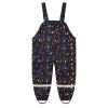 Toddler Boys Girls Waterproof Suspender Rain Pants Dirty Proof Windbreak Rain Bib Insulated Overalls (H, 4-5 Years) view 1