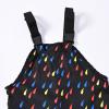Toddler Boys Girls Waterproof Suspender Rain Pants Dirty Proof Windbreak Rain Bib Insulated Overalls (H, 4-5 Years) view 3