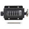 6 Digit Mechanical Counter, Hand Pull Stroke Tally Counter, Hand Pulling Counter with Spring for Coaching, Knitting view 1
