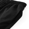 JOFOW Women's Health Sports Pants Baggy Wide Fleece Lined Leg Pants Cute Sweatpants Joggers for Women 2024 (E-Black,Small) view 4