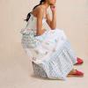Akklian Womens Fashion Summer Dresses for Women 2024 Sleeveless Smokced Ruffle Floral Print Maxi Dress Spaghetti Strap Sunflower Boho Dress view 3