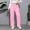 Baggy Wide Leg Sweatpants for Women High Waist Fleece Joggers with Pockets Casual Comfy Track Pants 2024 Loose Fit Lounge Pants Baggy Athletic Pants Drawstring Pants Y2k Sweatpants for Teen Girls view 2