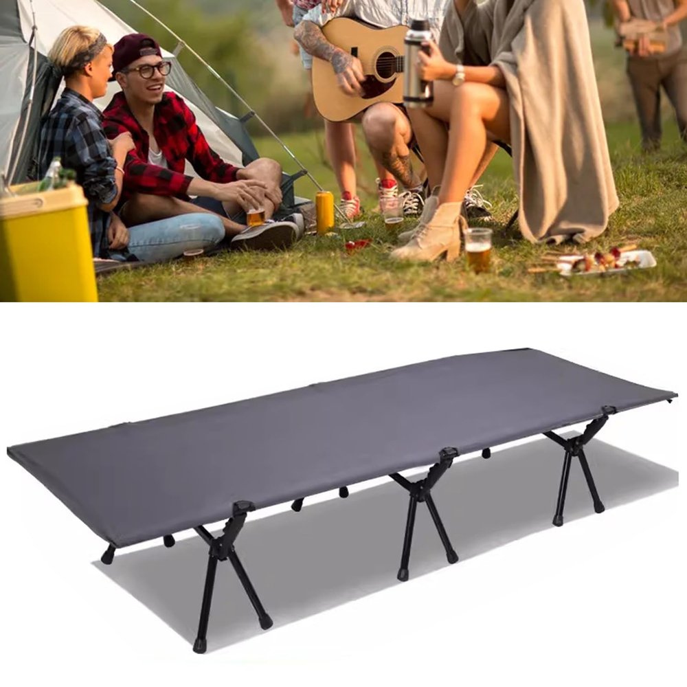 WDFYJ Folding Camping Cot,Max Load 120kg Cots for Sleeping Camp Cots for Adults Kids Teenage Portable Travel Camp Cot Pad for Home Office
