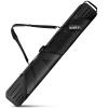 OutdoorMaster Ski Bag with Hard Shell On Both Ends, Ski Bags for Air Travel, Ski Case with Pockets and Removable Shoulder Straps - Up to 185cm Ski Boards view 1